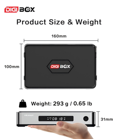 D6 MAX Product Size & Weight