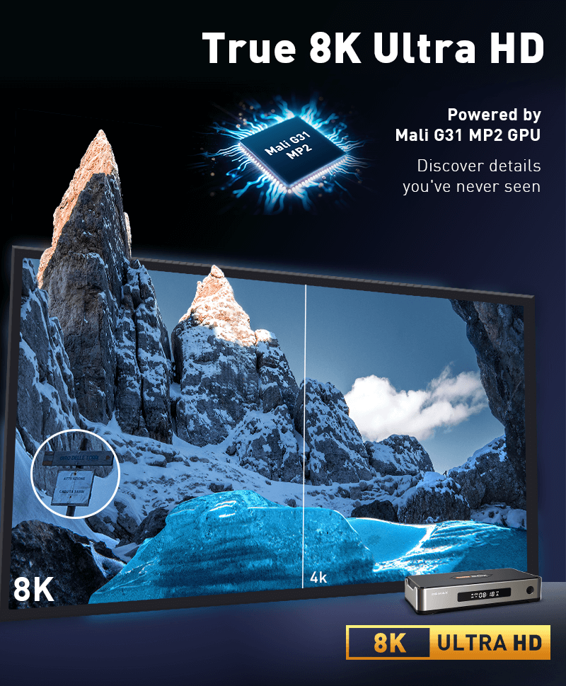 D6 MAX 8K Mali G31 MP2 GPU